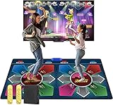 BCLGCF Tanzmatte Für Kinder Und Erwachsene Musikalische Elektronische Tanzmatten, Multifunktionsspiele & Musik Für HDMI-TV, Fitness-Tanzspiele Mit MV/3D/Cartoon-Tanzmodus, Dopp