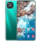 Lsqdwy IP12 Entsperrtes Android Smartphone, 6,3 Zoll Bildschirm Face ID Entsperrtes Handy mit WiFi/BT/FM/GPS, Dual-SIM-Karte, 4GB+64GB, Akku 4800mAh (Farbe: Rot)