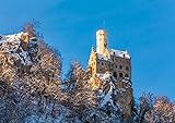 CALVENDO Schloss Lichtenstein auf der Schwäbischen Alb, Poster DIN A2 quer, Bilder, Kunstdruck, Wandbild, Wanddeko, Prints ohne R