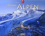 Abenteuer Alpen: Original Stürtz-Kalender 2020 - Großformat-Kalender 60 x 48