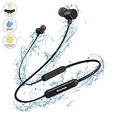 Bluetooth Kopfhörer Sport in Ear, YATWIN Bluetooth 5,0 Sportkopfhörer mit 16 Std HiFi Sound IPX7 Wasserdicht Earbuds, Magnetisches Ultraleicht Ohrhörer mit Noise Cancelling MEMS Mikrofon für Jogg