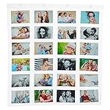 Fotohalter Fotowand Kunststoff Fototaschen (24 Fotos Querformat 10 x 15 cm)