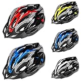 Herren Damen Fahrradhelm MTB rollerhelm für Downhill rennradhelm Mountainbike Inliner skaterhelm fahradhelm Scooter Jungen Bike H