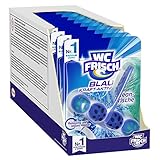 WC FRISCH Blau Kraft-Aktiv Ozeanfrische, WC-Reiniger und Farbspüler, 10er Pack (10 x 1 Stück)