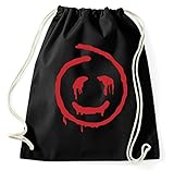 Styletex23 The Mentalist Red John Logo Turnbeutel Sportbeutel, schw