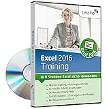 Excel 2016 Training - In 8 Stunden Excel sicher anwenden | Einsteiger und Auffrischer lernen mit diesem Kurs Schritt für Schritt die Grundlagen von Excel | inkl. Online-Kurs [1 Nutzer-Lizenz]
