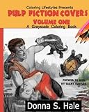 Pulp Fiction Covers Grayscale Coloring Book
