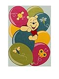 Disney Teppich Premium Winnie Party grau/Mehrfarbig 100 x 150