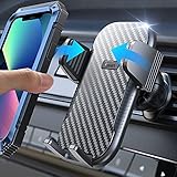 LISEN Auto Handyhalterung pkw, [Upgrade Nie Fallen] HandyHalterung für Auto Lüftung Universal 360° Drehbar Auto Handyhalter [Dick Case freundlich] Kompatibel mit iPhone13 Samsung Huawei Xiaomi usw