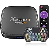 Android TV Box 10.0, 2021 Android 10.0 TV Box 4GB RAM 64GB ROM H616Quad-Core Cortex-A53 CPU, unterstützt Bluetooth 5.0/2.4G 5G WIFI/100M Ethernet/USB 2.0/6K 4K Smart TV Box mit Mini Wireless T