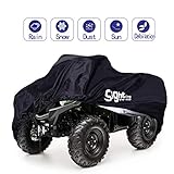 SIGHTLING Quad ATV Abdeckplane Fahrzeug Abdeckung Schutz Cover Winterfest Staub Regen UV-Schutz, 210 * 120 * 115