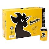 KUKKO PILS Alkoholfrei (24 X 0,33 L Dose) EINWEG | Finnisches Bier im tragbaren Party-Pack (0,3% vol.) | Glutenfrei mit Gerstenmalz | Preis ink