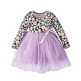 Kleinkinder Baby Mädchen Mein erstes Halloween Partykleid Kürbis Tüllkleid Patchwork Langarm Tütü Prinzessin Kleid Festkleid Kleinkind Mädchen Herbstkleid Freizeit Fotoshooting Karneval Abendk