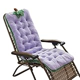 MIAOLEIE Hochlehner Sitzkissen, Sun-Lounger-Stuhlkissen Kissen Chaisel-Matratzen-Recliner Liegestuhl Mit Krawatten Schaukeln 19.6x55.1,2