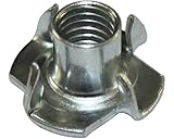 Dresselhaus Einschlagmuttern mit 4 Einschlagspitzen wahlweise M5, M6 M8 und M10 (M10 - d: 10,0mm, h: 13mm, s: 25mm, 24)