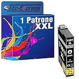 Tito-Express PlatinumSerie 1 Patrone XXL kompatibel mit Epson T1811 18XL XP-102 202 205 212 215 225 30 302 305 312 313 315 322 325 33 402 405 412 413 415 420 422 425 | Black 18ml I