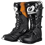O'NEAL | Motocross-Stiefel | MX Enduro | Sohlenschutz aus Metall, Bequemes Air-Mashgewebe, leicht verstellbare Verschlussschnallen | Rider Boot EU | Erwachsene | Schwarz | Größe 45/11