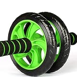 LENSHAO Trainingsroller, Bauchroller, kein Lärm, Bauchmuskeln, Fitness-Trainingsgerät, Bauchtrainer für Arm, Taille, Bein, Trainingsgerät (Farbe: Grün)