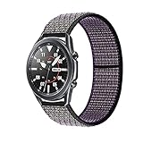 XXDA 22 mm Nylon-Schlaufenband für Amazfit Pace Stratos 3 2/2S Smart Watch Armband gewebtes Armband für Amazfit GTR 47MM 2E (Bandfarbe: Desert Sandvolt, Größe: 22 mm)