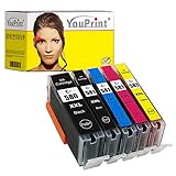 5 YouPrint® Druckerpatronen ersetzen Canon PGI-580/CLI-581 XXL mit Chip OHNE PB - kompatibel für Canon Pixma TS6150, TS6151, TS8150, TS8151, TS8152, TS9150, TS9155, TR7550, TR8550, TS6250, TS6251