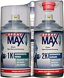 SprayMax Scheinwerfer- Reparatur - Set 250 ml 1K Primer 250 ml 2K Klarlack 684099