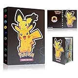 Album Ordner Buch Kompatibel (Schwarzes Pikachu-Broschüre)