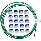 lohag® 20 Kabelverbinder in praktischer Box + 5m Begrenzungskabel inkl. Reparaturset - wasserdichte Verbindungsklemmen mit Gelfüllung - Kompatibel für Bosch, Gardena, Husqvarna, Worx, Yard F