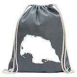 Kiwistar - Fehmarn - Deutschland - Insel Turnbeutel Fun Rucksack Sport Beutel Gymsack Baumwolle mit Ziehg