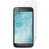 J&D Kompatibel für Samsung Galaxy Xcover 4S/Samsung Galaxy Xcover 4 Panzerglas Schutzfolie, 3-Pack [Vorgespanntes Glas] [Nicht Ganze Deckung] Glas Displayschutz für Galaxy Xcover 4S Galaxy Xcover 4