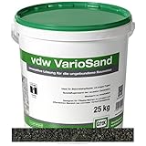 vdw VarioSand Basaltgrau 25kg Fugensand für enge Fugen von 2-4