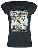 Led Zeppelin Icarus Colour Frauen T-Shirt Charcoal L 60% Baumwolle, 40% Polyester Band-Merch, B