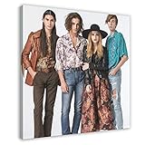 Maneskin Art Foto HD 13 Leinwand Poster Wandkunst Dekor Druck Bild Gemälde für Wohnzimmer Schlafzimmer Dekoration Rahmen: 30 × 30