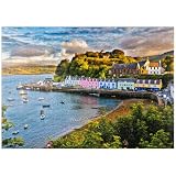 Blick auf Portree vor Sonnenuntergang, Isle of Skye, Schottland - Premium 1000 Teile Puzzle - MyPuzzle Sonderkollektion von Puzzle Galaxy