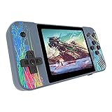 MMLC Handheld-Spielekonsole, 3,5-Zoll-LCD-Bildschirm Arcade 800-in-1 Classic Game Console, 1200 mAh Akku, Geschenke für Kinder und Erwachsene (Gray)