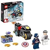 LEGO 76189 Marvel Super Heroes Duell zwischen Captain America und Hydra Set, Avengers Spielzeug ab 4 J