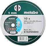 Metabo Promotion Trennscheiben 125x1,0x22,23 Inox, 10 Stück in B