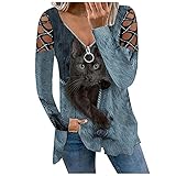 HHOP damenkleidung Pullover lang Damen stilloberteile v Pulli Pullover arbeits Tshirt Damen Langarmshirts für Damen Bluse Damen Sommer jacken D