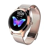 XXH KW10 Pro Smartwatch Damen Full Touch 240 * 240 IP68 Wasserdicht Armband Pulsuhren Schlafüberwachung Damen Smart Watch (G)