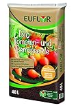 Euflor Bio Tomaten Gemüseerde 40 L hochwertige Spezialerde für Tomaten und Gemüsepflanzen, für kräftige Pflanzen und Reichhaltige E