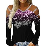 kapuzenshirt damen sweater weihnachten damenmode sale oberteile grobstrickpullover damen pullover batik damen bluse schwarz damen langarm ausgefallene tshirts damen schwangerschaftsoberteil XXL