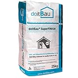 doitBau Feinspachtel Innen – Spachtelmasse für Innenwände & -decken | Qualitätsstufen Q1 - Q4 | Gipsspachtelmasse | Farbe: Polymer Weiß – 25 kg | Für alle trockenen Oberflächen geeig