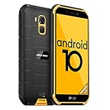 Ulefone Armor X7 Günstige Outdoor Handys - Android 10 IP68/IP69K Wasserdichtes Smartphone ohne Vertrag Quad-Core 2+16GB 5,0-Zoll-Bildschirm 13MP Hauptkamera 4000mAh Batterie Fingerabdruck-ID (Gelb)