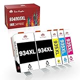 Toner Kingdom Ersatz kompatibler Tintenpatronen für HP 934XL 935XL für HP Officejet Pro 6830 6820 6230 6812 6815 6835 6815 (5er Pack)