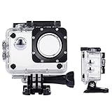 TEKCAM Professionelle SJ4000 WiFi-Schutzhülle für Akaso EK7000/Victure/ODRVM 4K wasserdichte Sp
