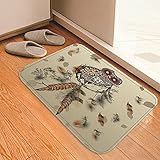 LGXINGLIyidian Küchenmatte Fußmatte Teppich Kreative Cartoon-Vogel-Eule 3D Druckte Rutschfesten Weichen Teppich Der Wohngestaltung C-2448R 100X150C