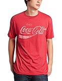 Coca-Cola Herren Coke Classic T-Shirt, Rot Meliert, XX-Larg