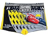 Cars Disney 3 Jungen Lightning McQueen Badeshorts (Schwarz-Gelb, 110-116)