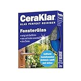 abrazo CeraKlar FensterGlas, 2x Glasreiniger-Schwamm, kratzfreier Fenster-Scheiben-Reiniger, handlicher Fensterputzer für Glasreinigung