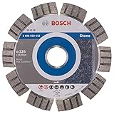 Bosch Professional Diamanttrennscheibe (für extrem hartes Gestein, Ø: 125 mm, Zubehör für Winkelschleifer)