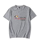 HDKFSHO Grey's Anatomy Kurzarm Regular Fit Baumwolle Drucken Bequeme Fashion T-Shirt Strassenmode Oberteil mit Rundhalsausschnitt Unisex Schwarz-Weiß Grau Dunkelblau Cosplay